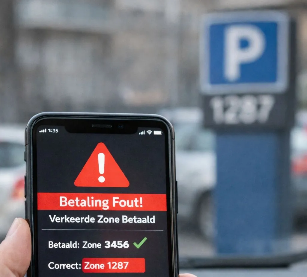 Betaald voor de verkeerde zone - Wat nu?