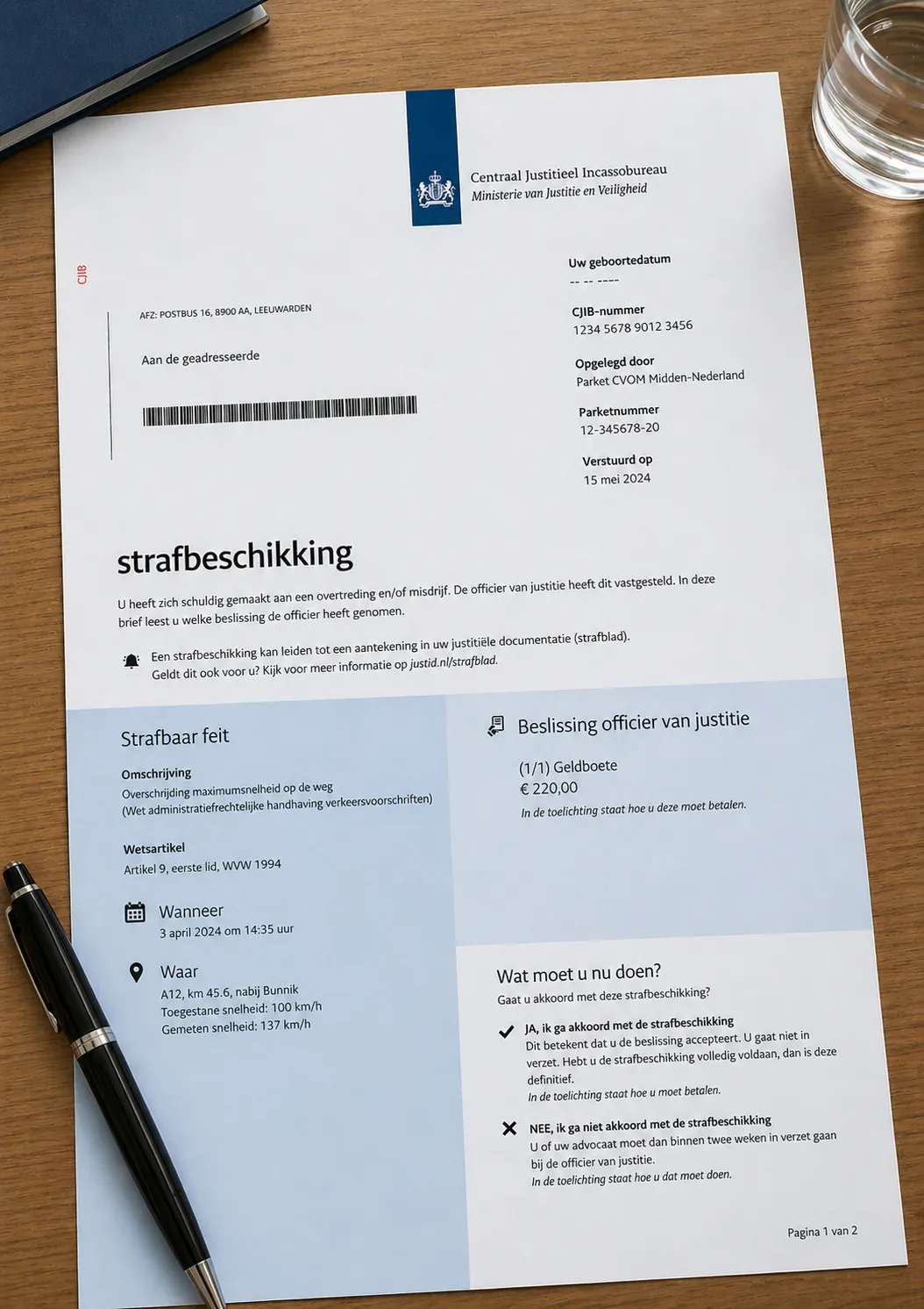 Strafbeschikking